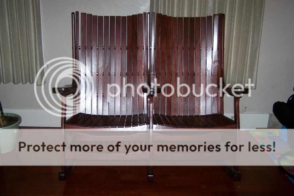 double rocking chair (c) TheCarpentryAnt rocking chair