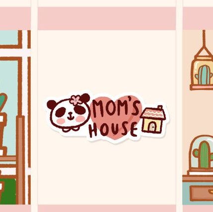kawaii mom's house planner stickers featuring a panda